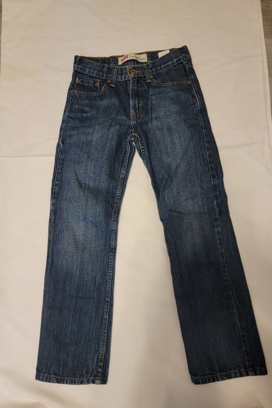 Levi's 514 Slim Straight Boys Jeans Size 12 Reg W 26 26 0018